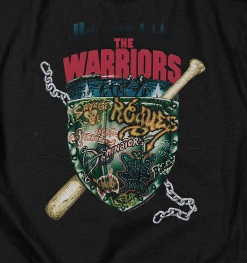 The Warriors "Shield" Mens Unisex T-shirt, -Available Size sm to 5x