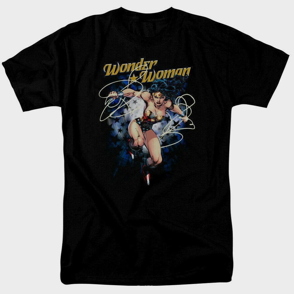DC Wonder Woman Lasso Starburst Mens Unisex Adult T-shirt -Available Sm to 5x