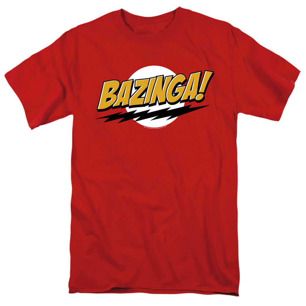 The Big Bang Thoery, "BAZINGA"  Mens Unisex T-Shirt, Available Sm to 5x -new