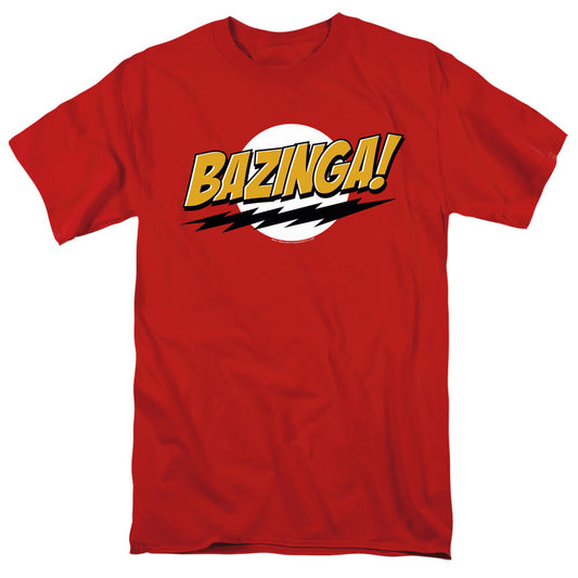 The Big Bang Thoery, "BAZINGA"  Mens Unisex T-Shirt, Available Sm to 5x -new