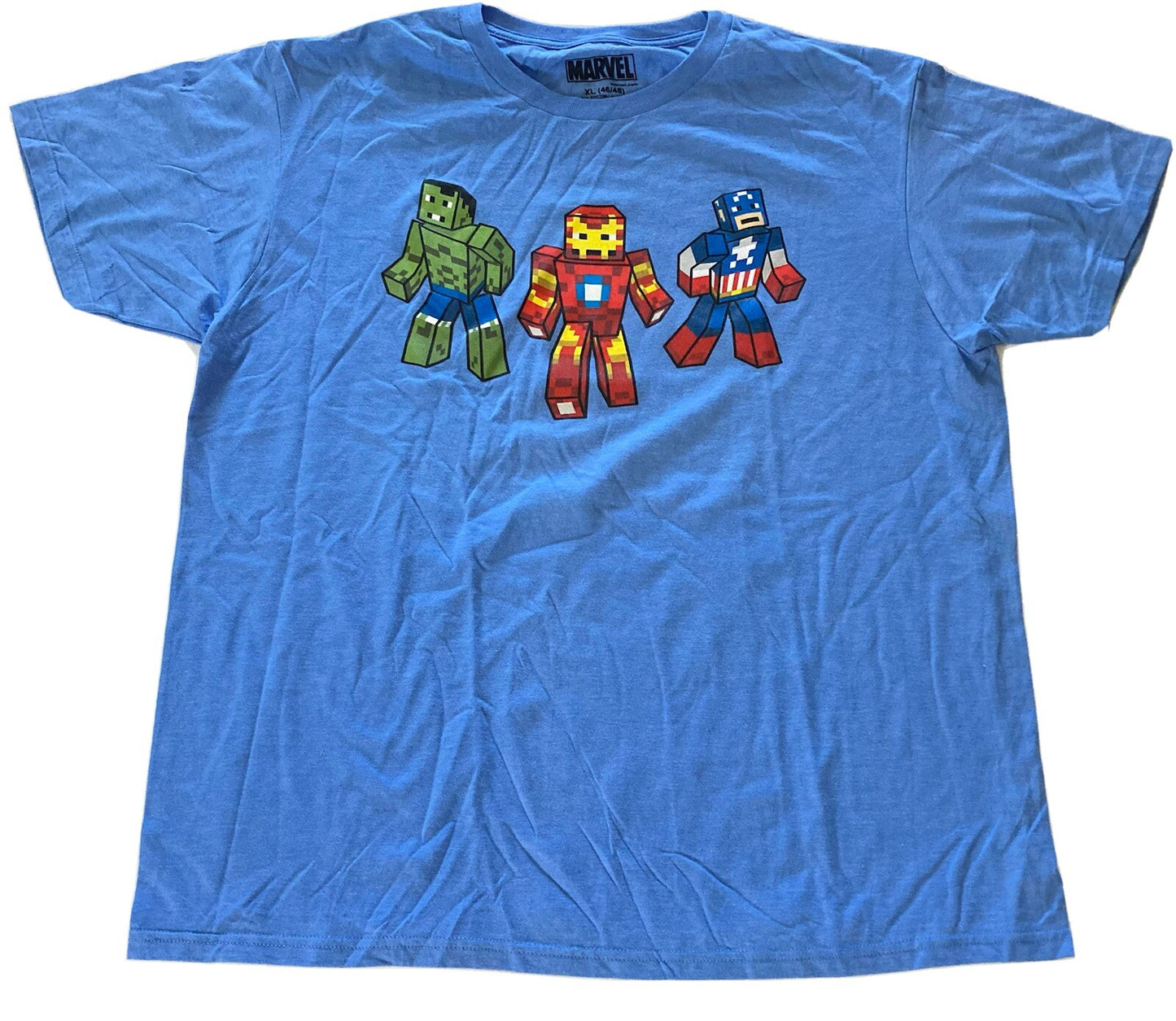Marvel Comics "Characters Bots" Mens Unisex XL T-Shirt - New