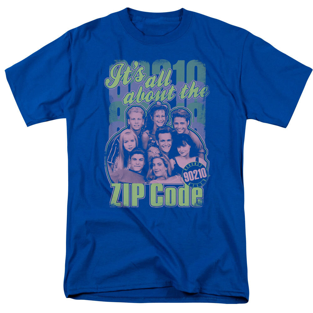 Beverly Hills 90210 "About the Zip Code"  Mens Unisex T-Shirt Available Sm to 5x