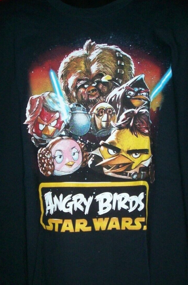 Star Wars: Angry Birds Mens Unisex 2x T-shirt - New