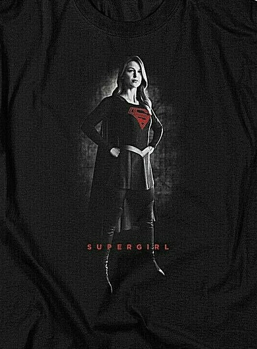 "SuperGirl" CW TV Series Melissa Benoist Mens Unisex T-Shirt, Available Sm to 5x