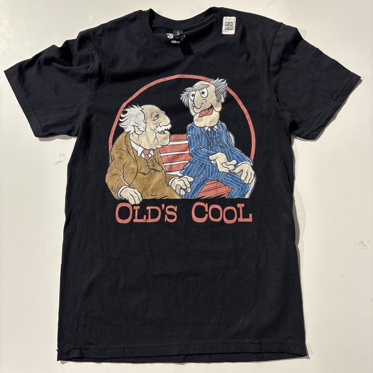 The Muppets, Statler and Waldorf "Old's Cool" Mems Small Unisex T-Shirt - New