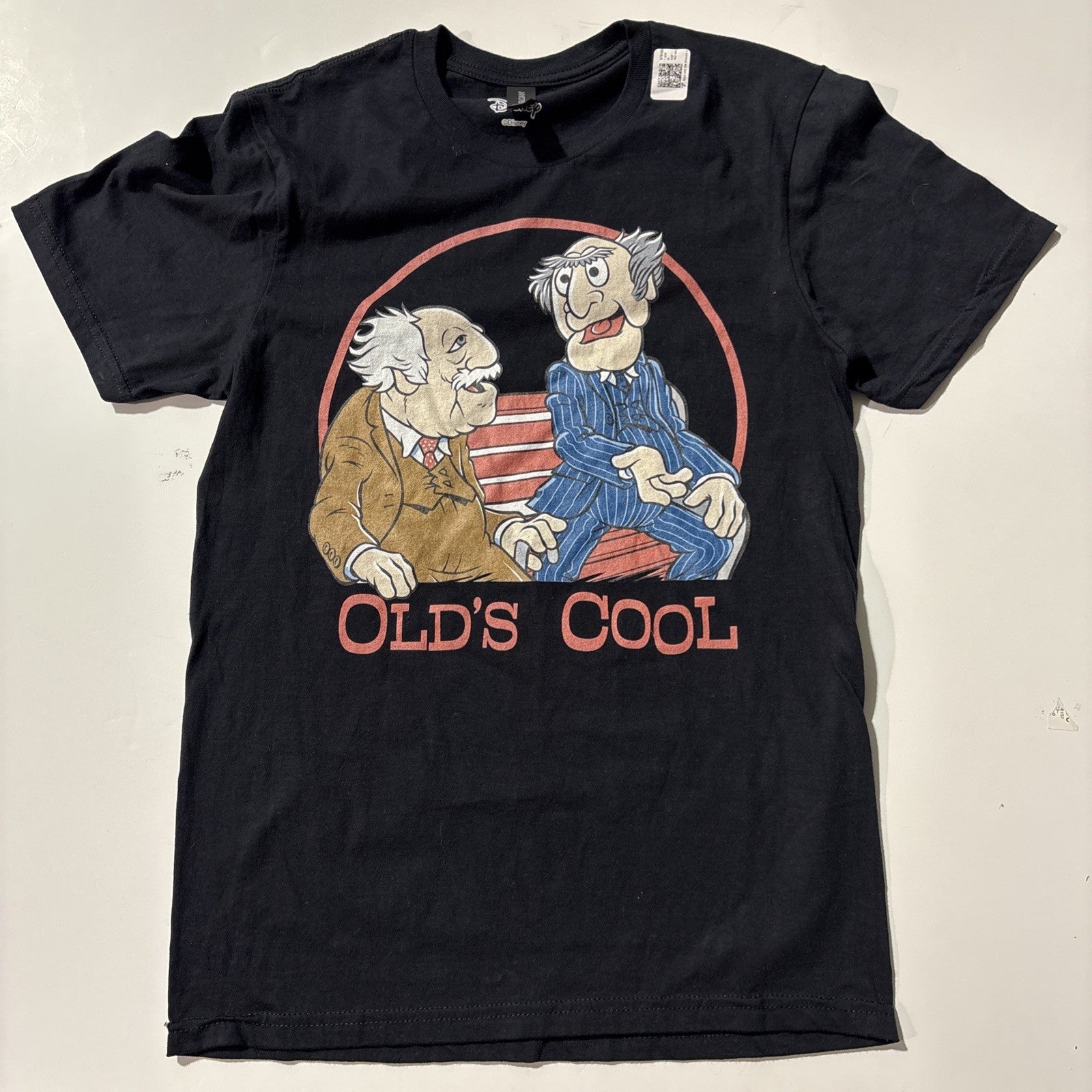 The Muppets, Statler and Waldorf "Old's Cool" Mems Small Unisex T-Shirt - New