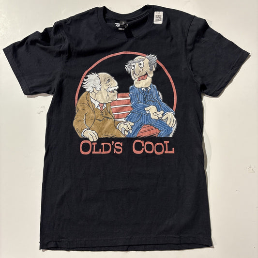 The Muppets, Statler and Waldorf "Old's Cool" Mems Small Unisex T-Shirt - New