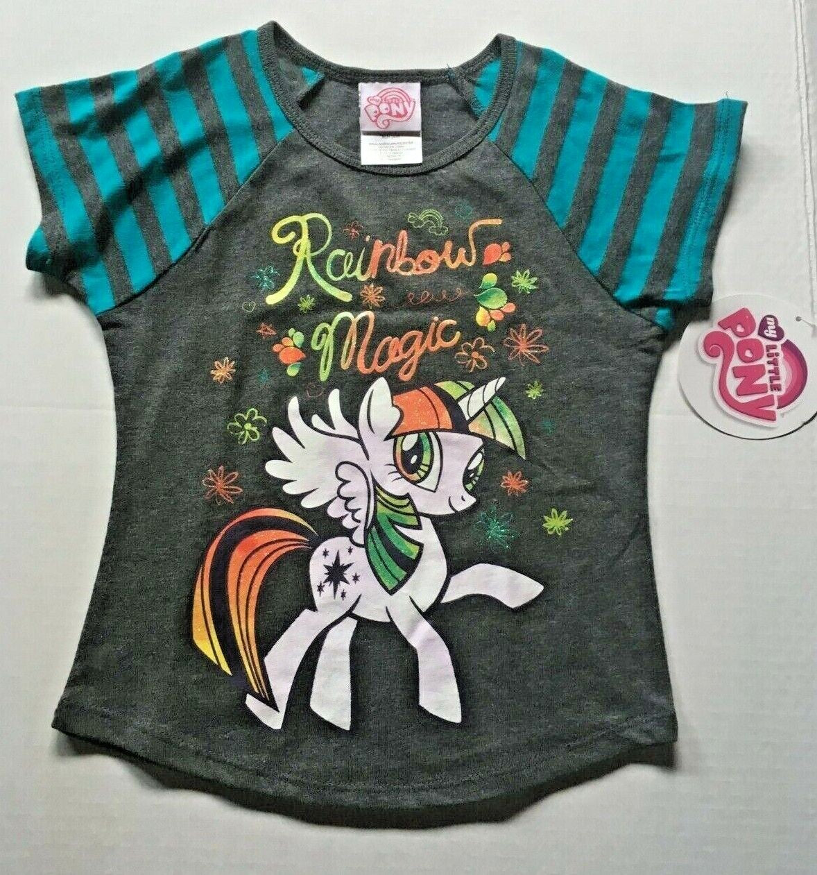 My Little Pony Unicorn "Rainbow Magic" tshirt Size 4/5 XS