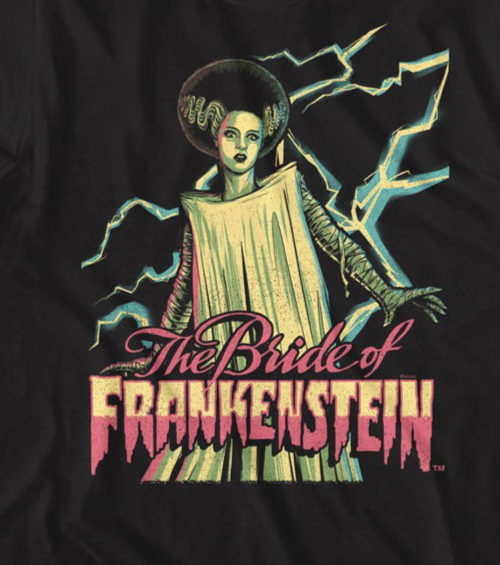 Bride of Frankenstein (Univeral Monsters) Men Unisex T-Shirt -Available Sm to 3x