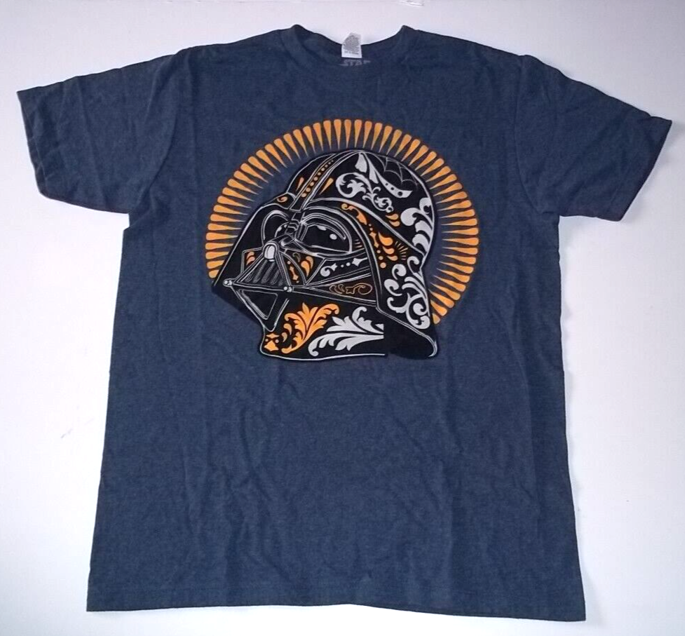 Star Wars Paisley Darth Vader Medium Adult Unisex T-Shirt - New Old Stock