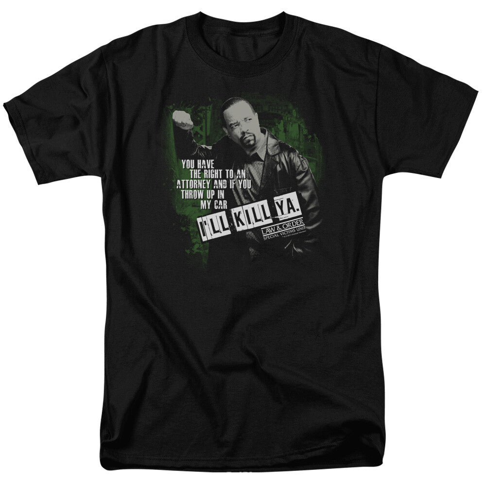 Law and Order, Special Victim Unit (Ice-T) Mens Adult Unisex T-Shirt -Sm to 5x