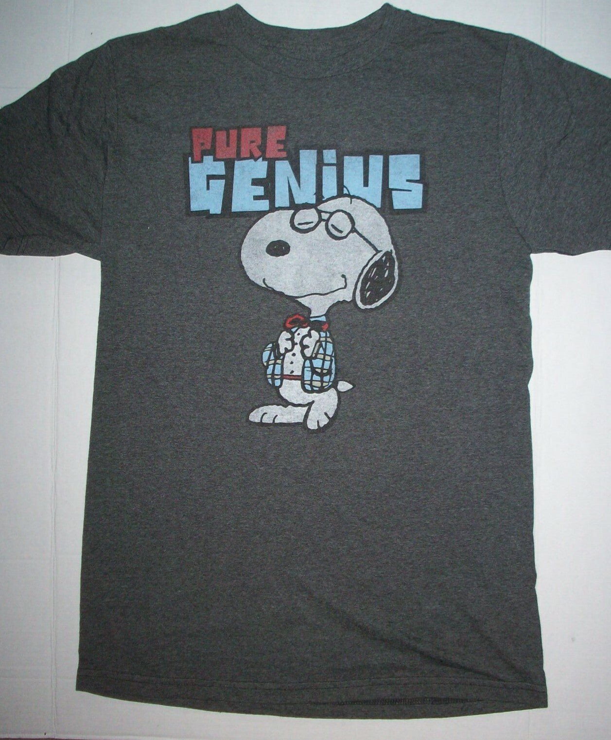 Peanuts, Snoopy  Pure Genius  Mens T-Shirt - Available Medium to XL