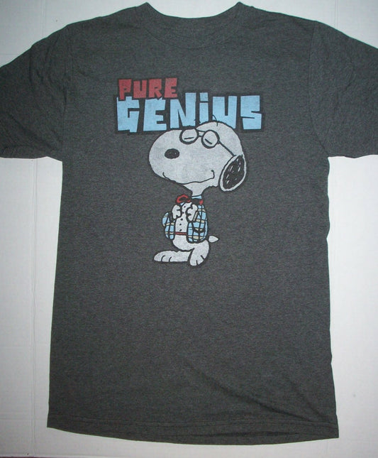 Peanuts, Snoopy  Pure Genius  Mens T-Shirt - Available Medium to XL