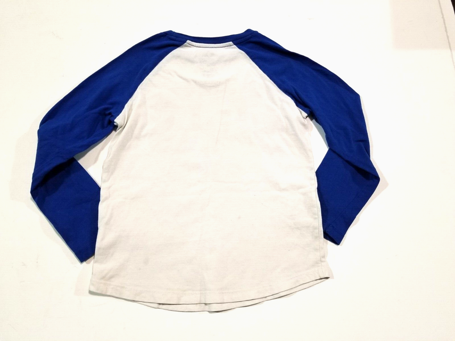 Buffalo Bills Throwback Long-Sleeve Youth Medium Raglin T-Shirt