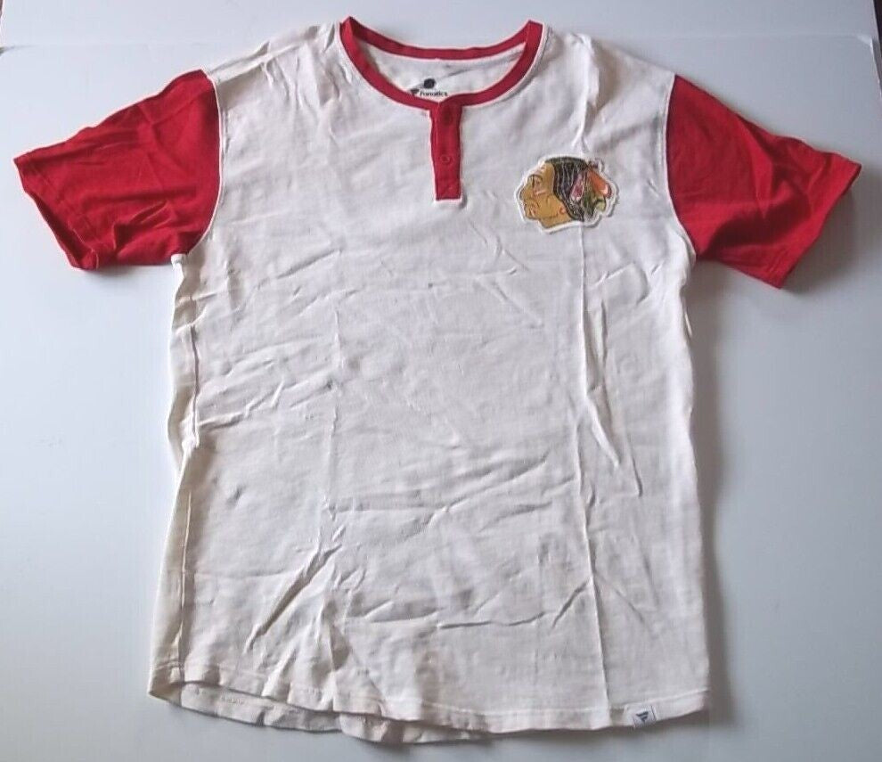 NHL Chicago Blackhawks XL Henly-Neck  T-Shirt by  Fanatics