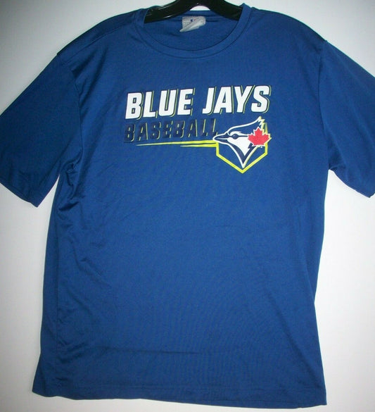 MLB Toronto Blue Jays Mens Medium Polyester T-Shirt - Gently Used