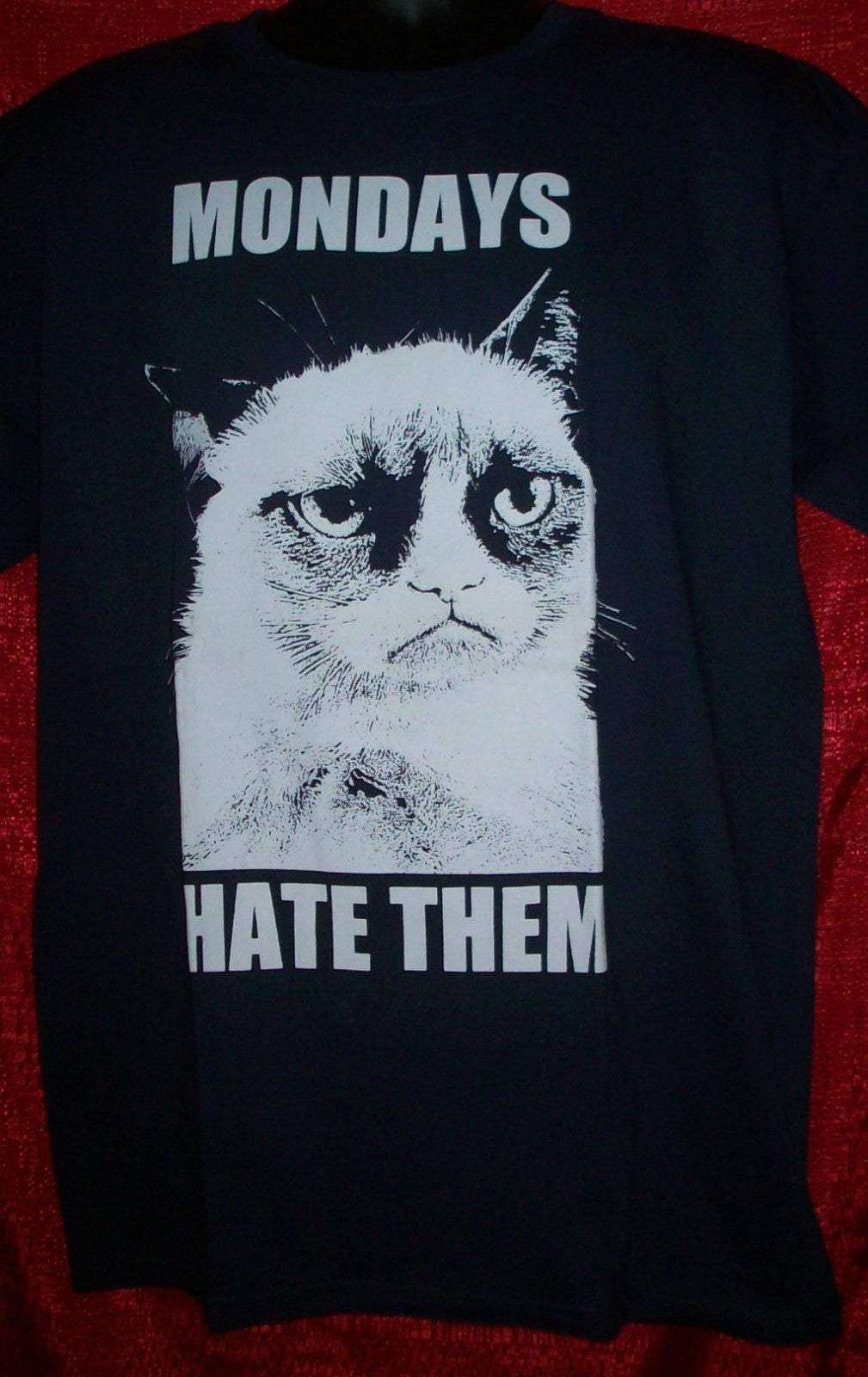  Grumpy Cat Adult Unisex T-Shirt - NOS Available in Large