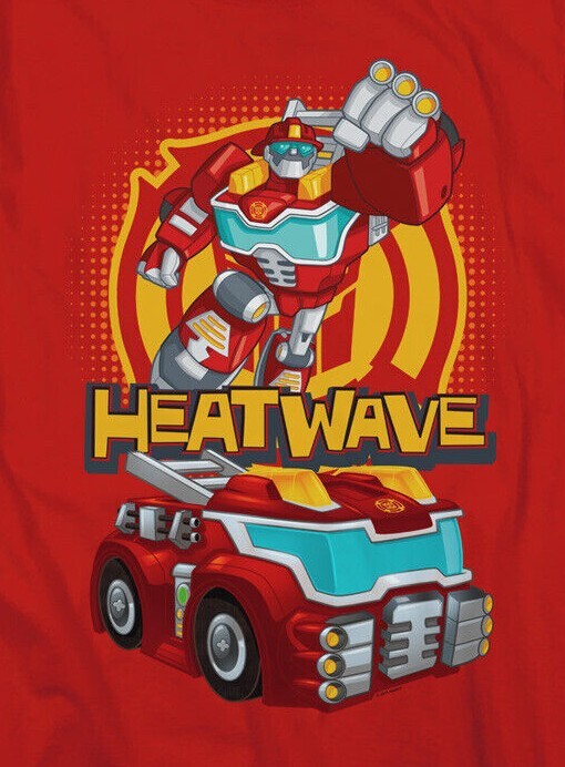 Transformers "Heatwave" Mens Unisex T-Shirt, Available in Sm to 5x -new
