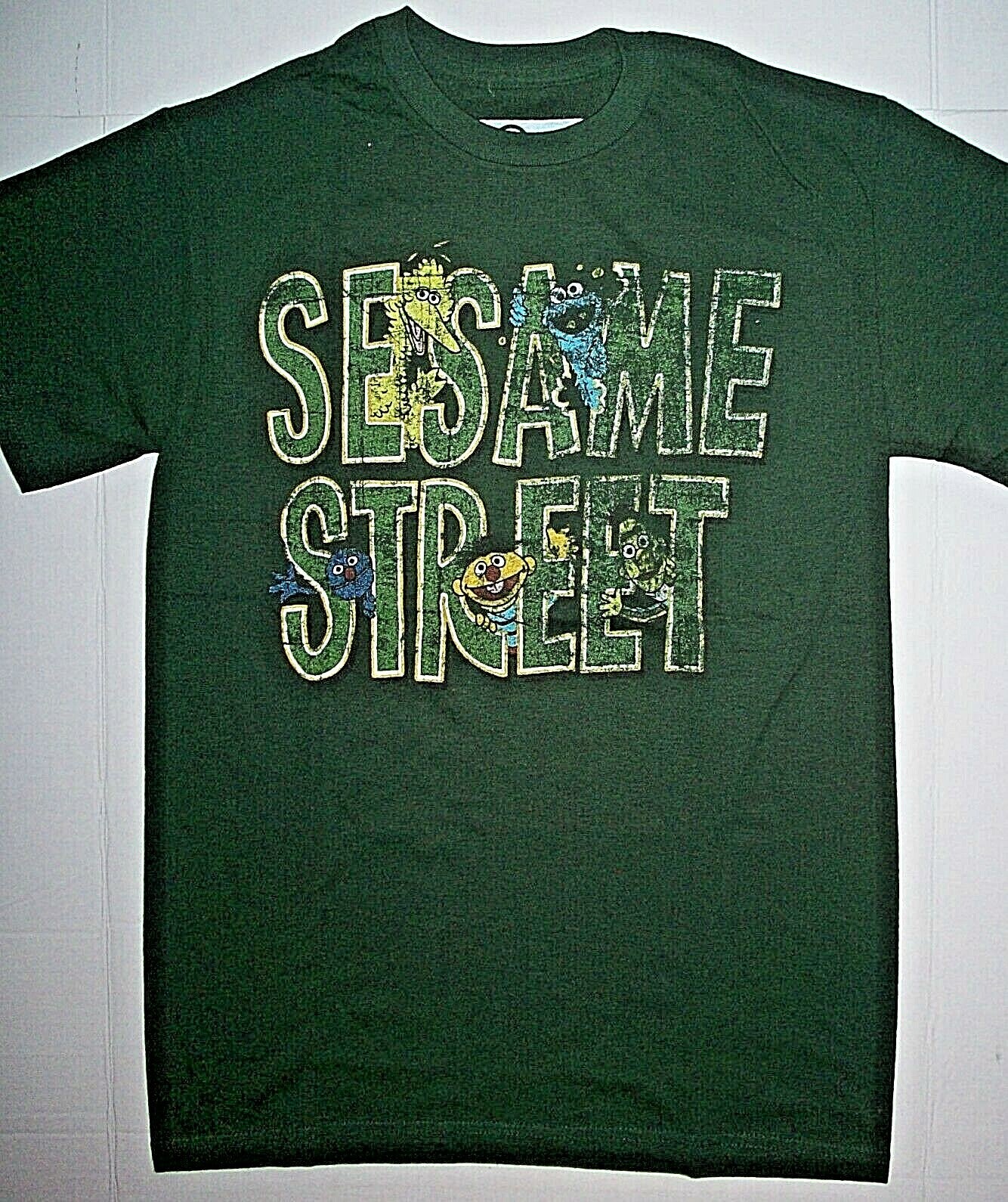Sesame Street Logo Mens Unisex T-Shirt, Available Sm to XL -new