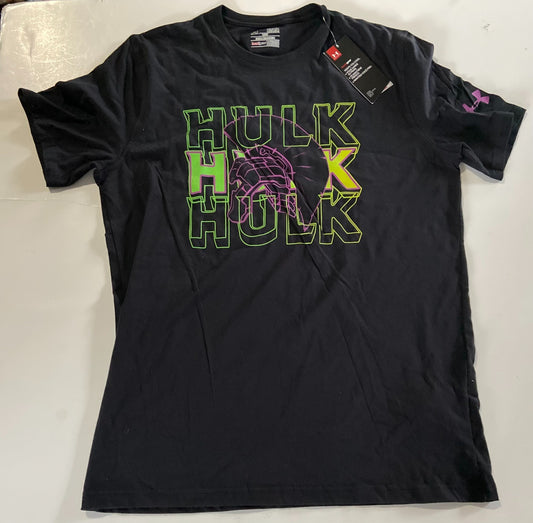 Under Armour HeatGear  Men's Marvel The Hulk T- Shirt New   Size Medium