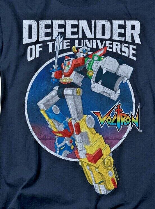 Voltron "Defender of the Universe" Mens Adult Unisex T-Shirt -Available sm to 5x