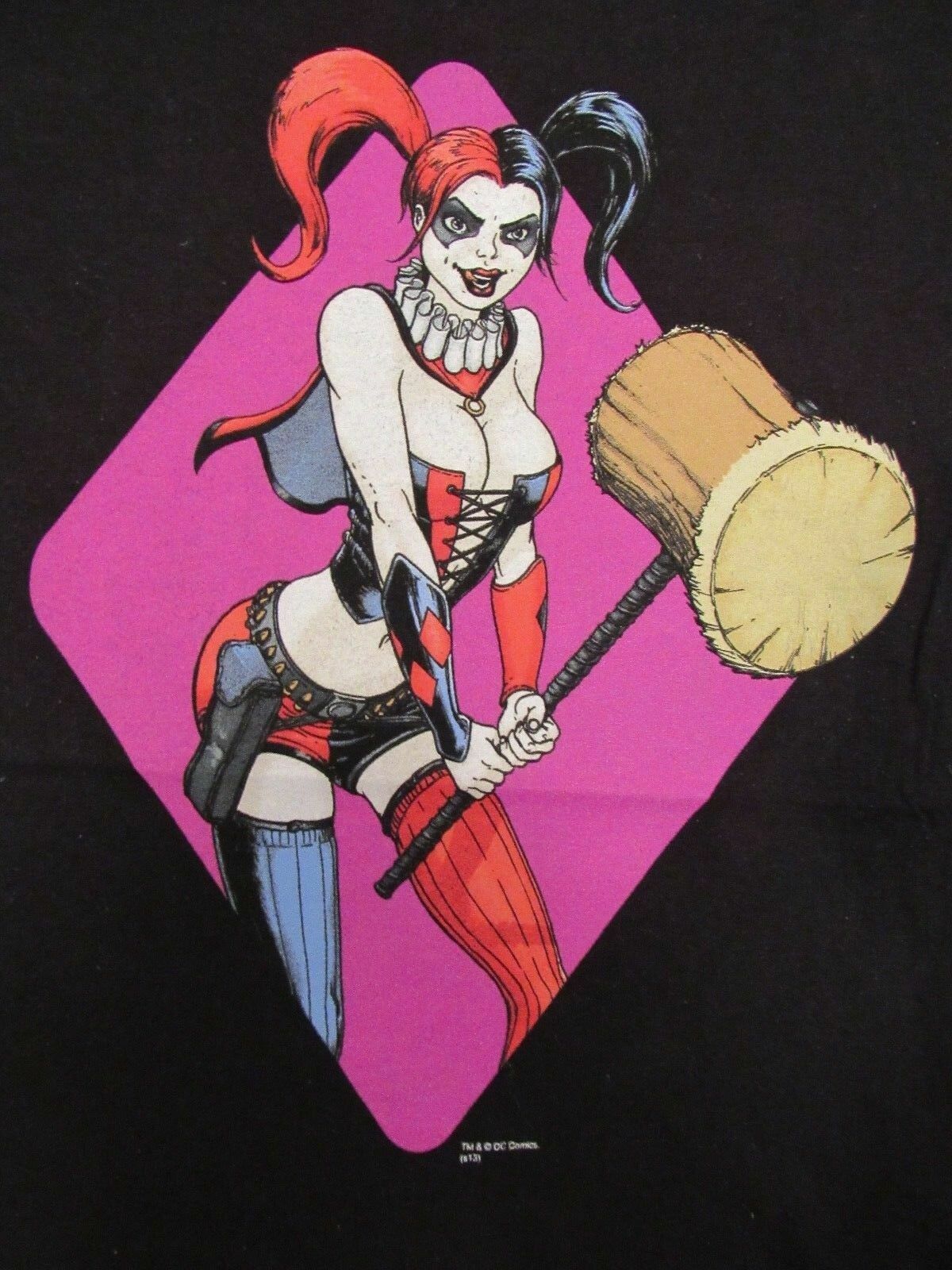 DC Harley Quinn with Mallet Mens XL Unisex T-Shirt -  New