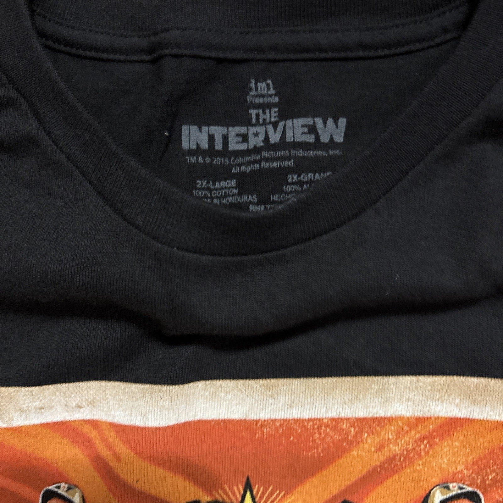 The Interview Motion Picture Poster Men’s 2x Unisex T-Shirt -New