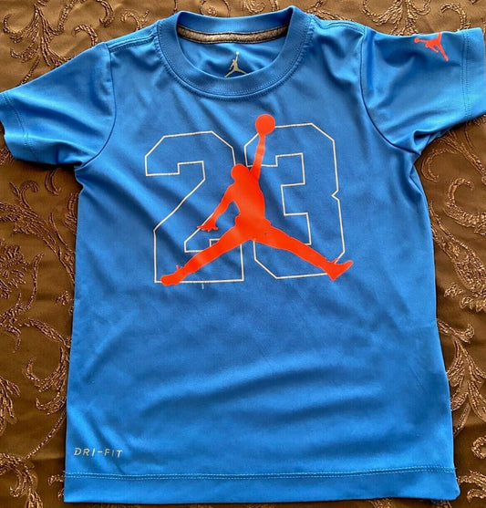 Nike Air Jordan  boys T-shirt  (DRI-FIT) Available in size 5/Used
