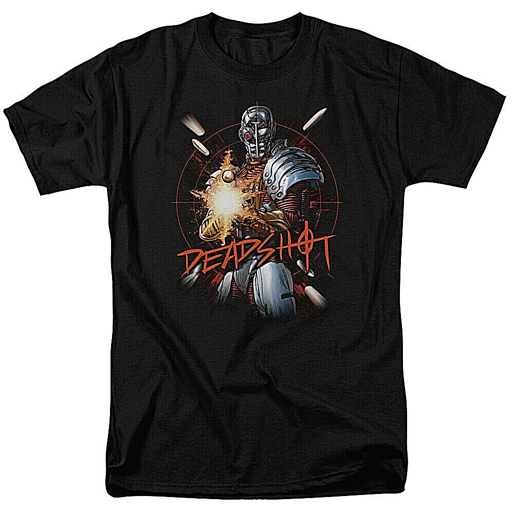 DC, Deadshot "Super Villain Assassin" Mens Unisex T-Shirt Available Sm to 5x