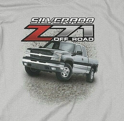 Ford Chevrolet Silverado Z71 "Off Road" Mens T-shirt -Available Sm to 5x
