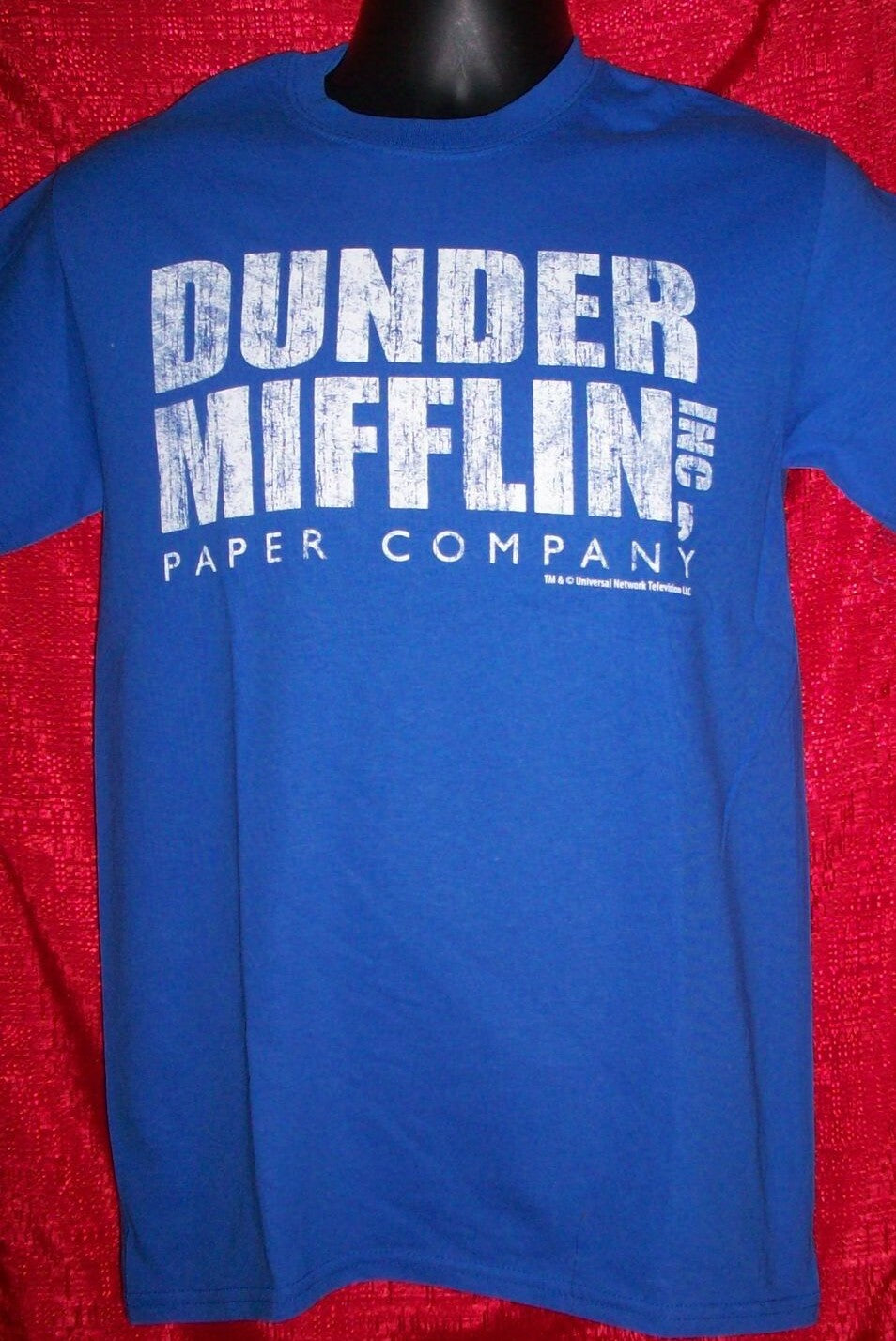 The Office Dunder Mifflin Inc. Mens Small T-Shirt -New -10+ years old