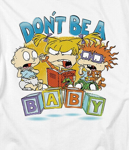 Rugrats, "Don't Be A Baby" (Nickelodeon) Mens Unisex T-shirt. Available sm to 5x