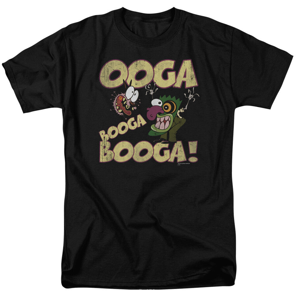 Courage the Cowardly Dog "Ooga Booga Booga"" Mens T-Shirt, Available Sm to 5x