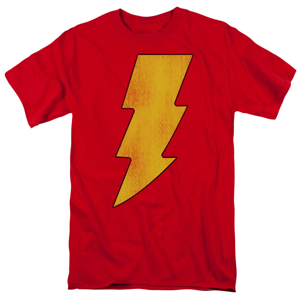 Shazam "Distressed Logo"  Mens Unisex T-Shirt -Available in Sm to 5x