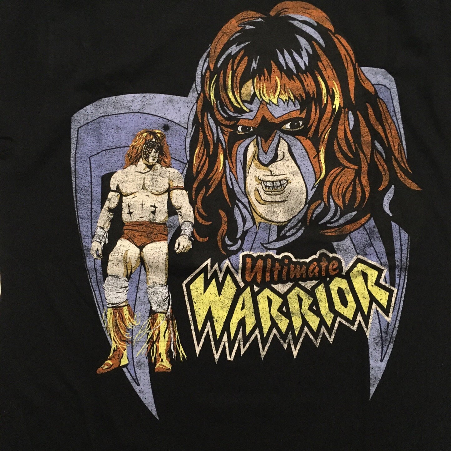 WWE  "Ultimate Warrior" Mens Adult Small Unisex T-Shirt -new old stock