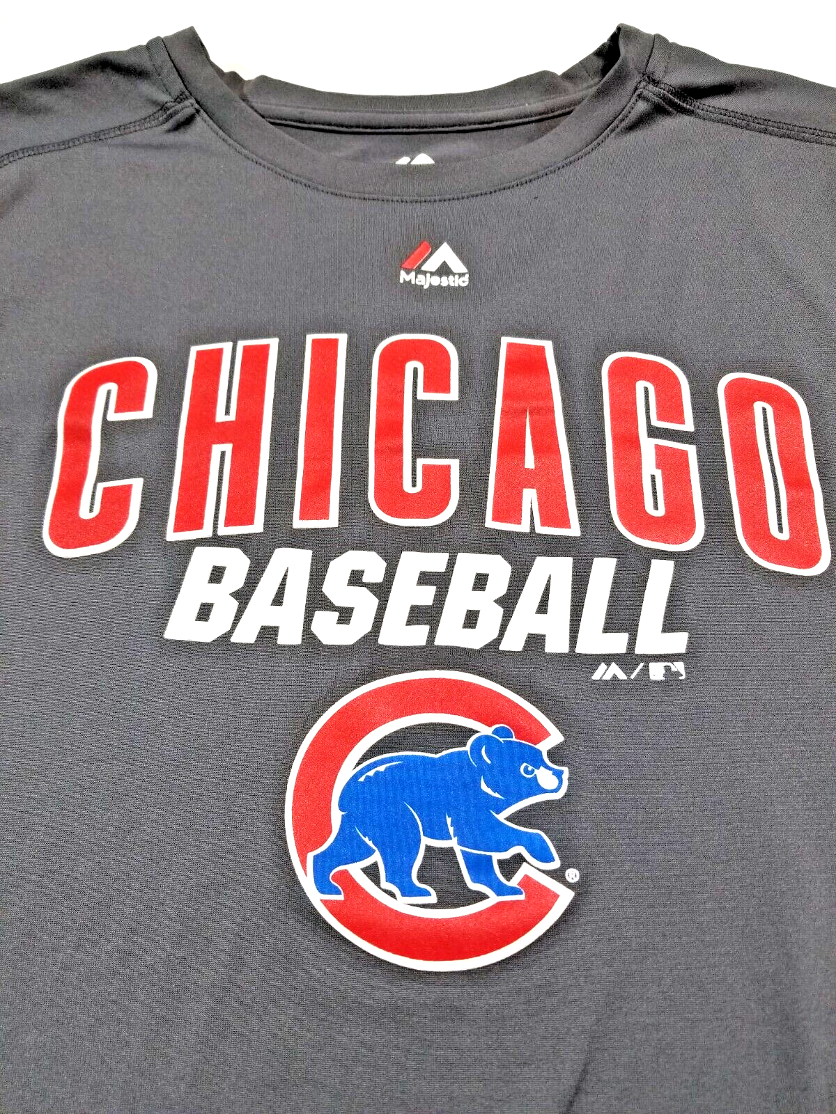 MLB Chicago Cubs Baseball T-shirt, Men's Small  T-Shirt by Majestic, Excellent