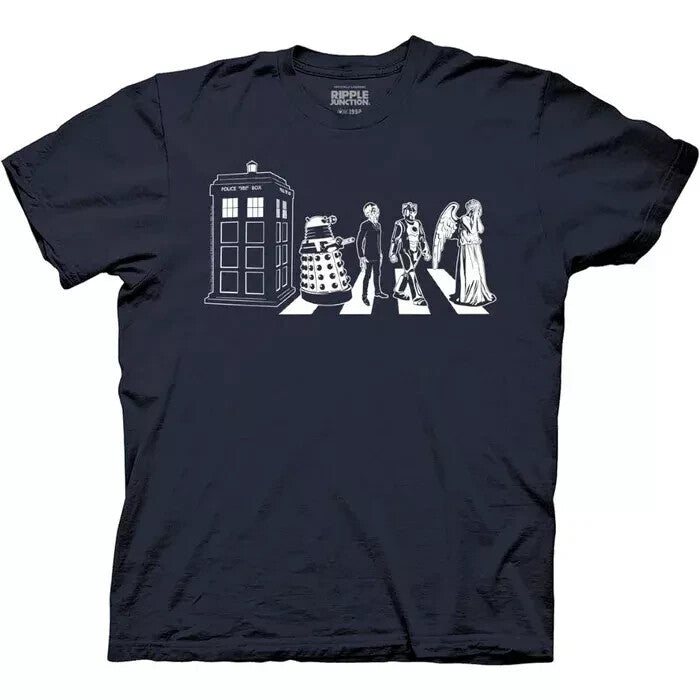 DOCTOR WHO "Abbey Road Parody" Mens Unisex T-Shirt -Available Sm to 3x -New