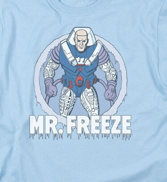 DC Comic "Mr. Freeze' (Batman) Mens Unisex T-Shirt -Available Sm to 4x -new