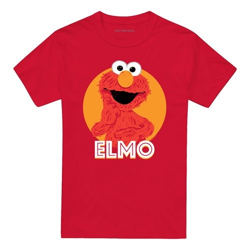 Sesame Street Elmo "Elmo Scribble"  Mens Small-3X Unisex T-Shirt - New