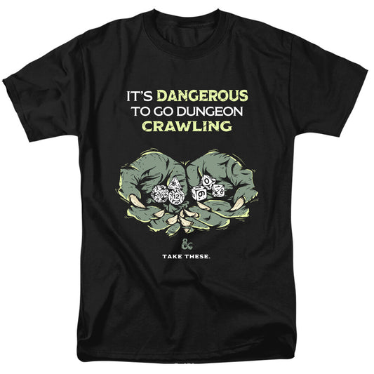 Dungeons & Dragons "Dangerous to Go Alone" Mens T-Shirt, Available Sm to 5x -new