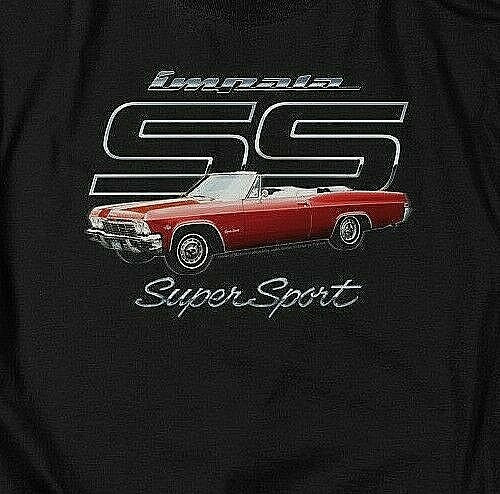 Chevrolet Impala SS "Super Sports" Mens T-shirt -Available Sm to 5x -New