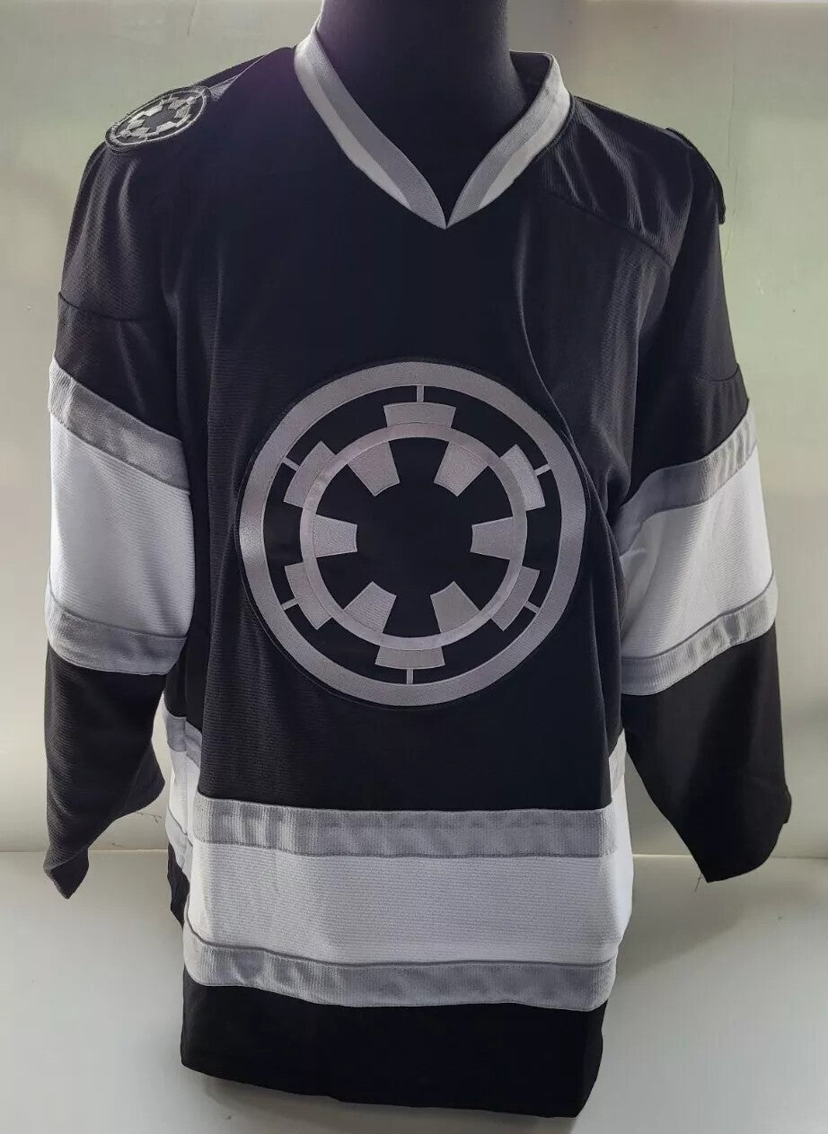 Star Wars Imperial Logo Pro Model Mens Large Hockey Jersey -Available Sm to 3x