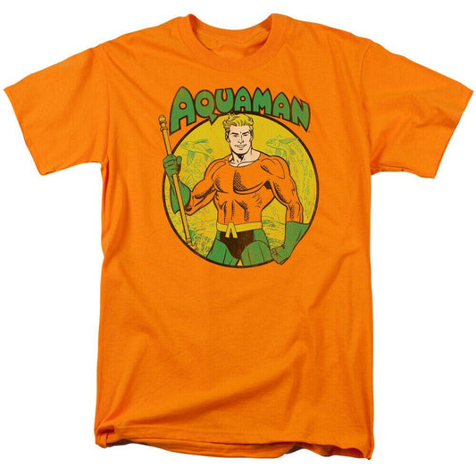 DC Comics Aquaman "King of the Seas" Mens Unisex T-Shirt -Available Sm to 4x