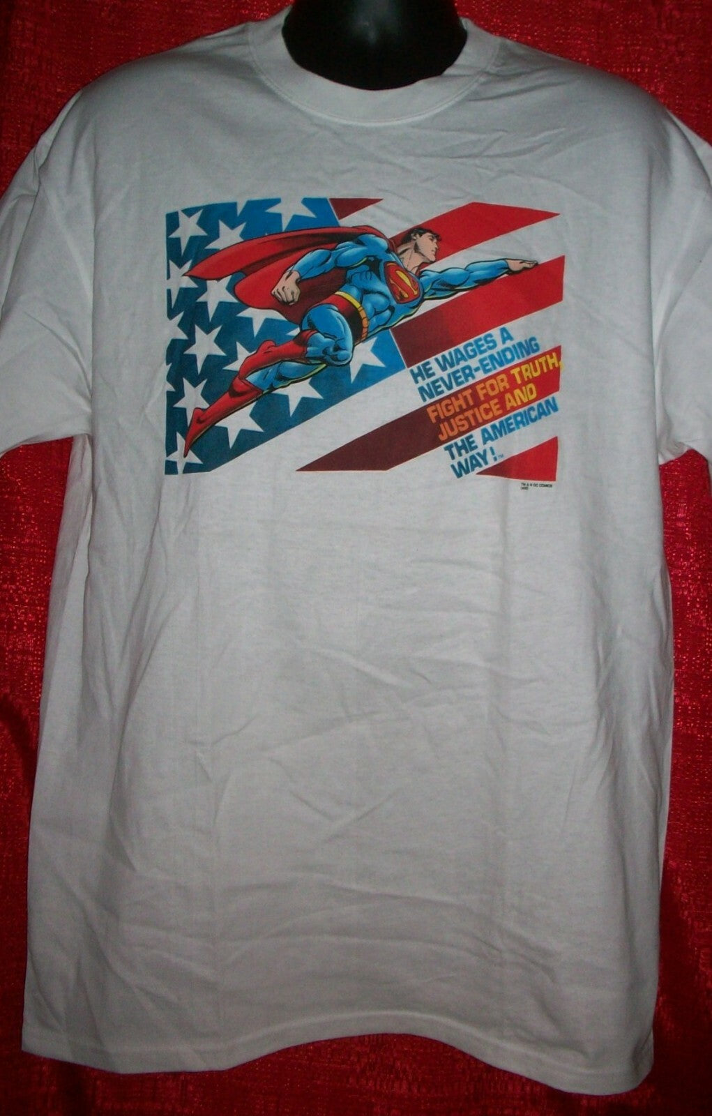 DC Comics Superman L Adult Unisex T-Shirt - New