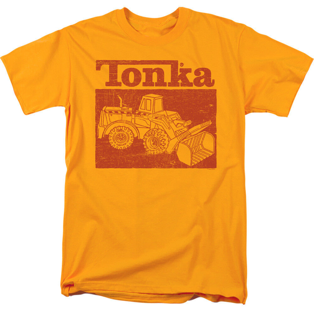 Tonka Trucks "Excavator" Mens Unisex T-Shirt, Available Sm to 3x