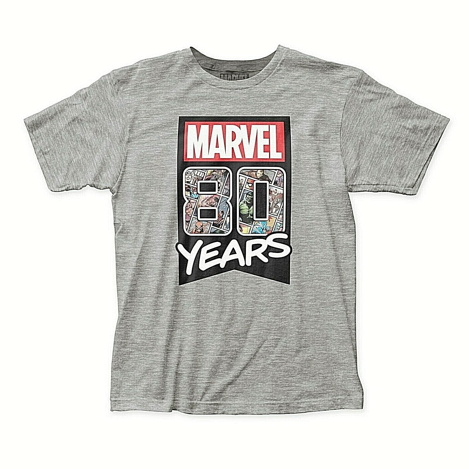 Marvel Comics "80 Years" Mens Unisex T-Shirt - Available Sm to 2x -new