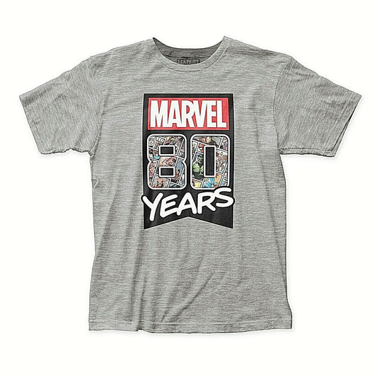Marvel Comics "80 Years" Mens Unisex T-Shirt - Available Sm to 2x -new