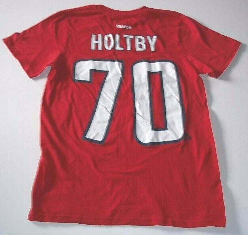NHL Washington Capitals Small Holtby Reebok T-Shirt - new