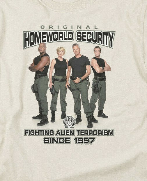 Stargate SG-1 Original Homeworld Security Men Unisex T-Shirt, Available Sm to 3x