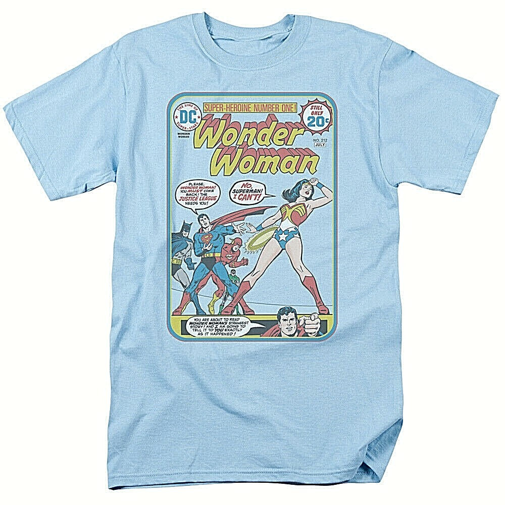 Wonder Woman #212 "WW Leaves the JLA" Mens Mens T-Shirt -Available Sm to 3x